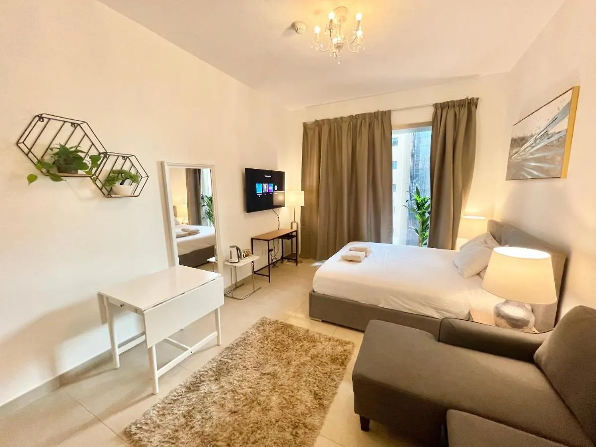 Prázdninový dům Super Elegant Studio Apartment-Sparkle Tower By Sweet Homes Dubaj